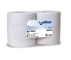 PAPIER WC MAXI JUMBO BLANC 1 PLI 525M