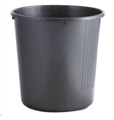 CORBEILLE ECOLINE PLEINE 14L GRIS