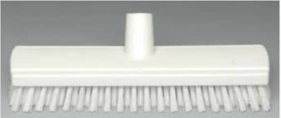 FROTTOIR FIBRE PBT MI DURE BLANCHE 30CM