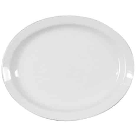 ASSIETTE OVALE LA DOUZAINE