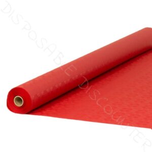 NAPPES DAMASSEE ROUGE 1,20 X 50 M