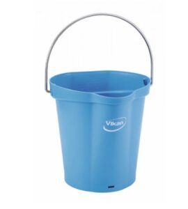 SEAU PLASTIQUE VERSEUR 6 LITRES BLEU