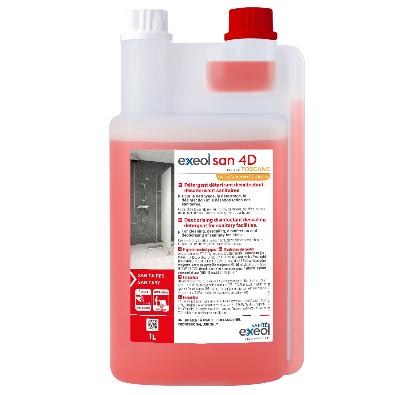 DETERGENT DETART. DESINF. DESOD. SANIT. |  SAN 4D