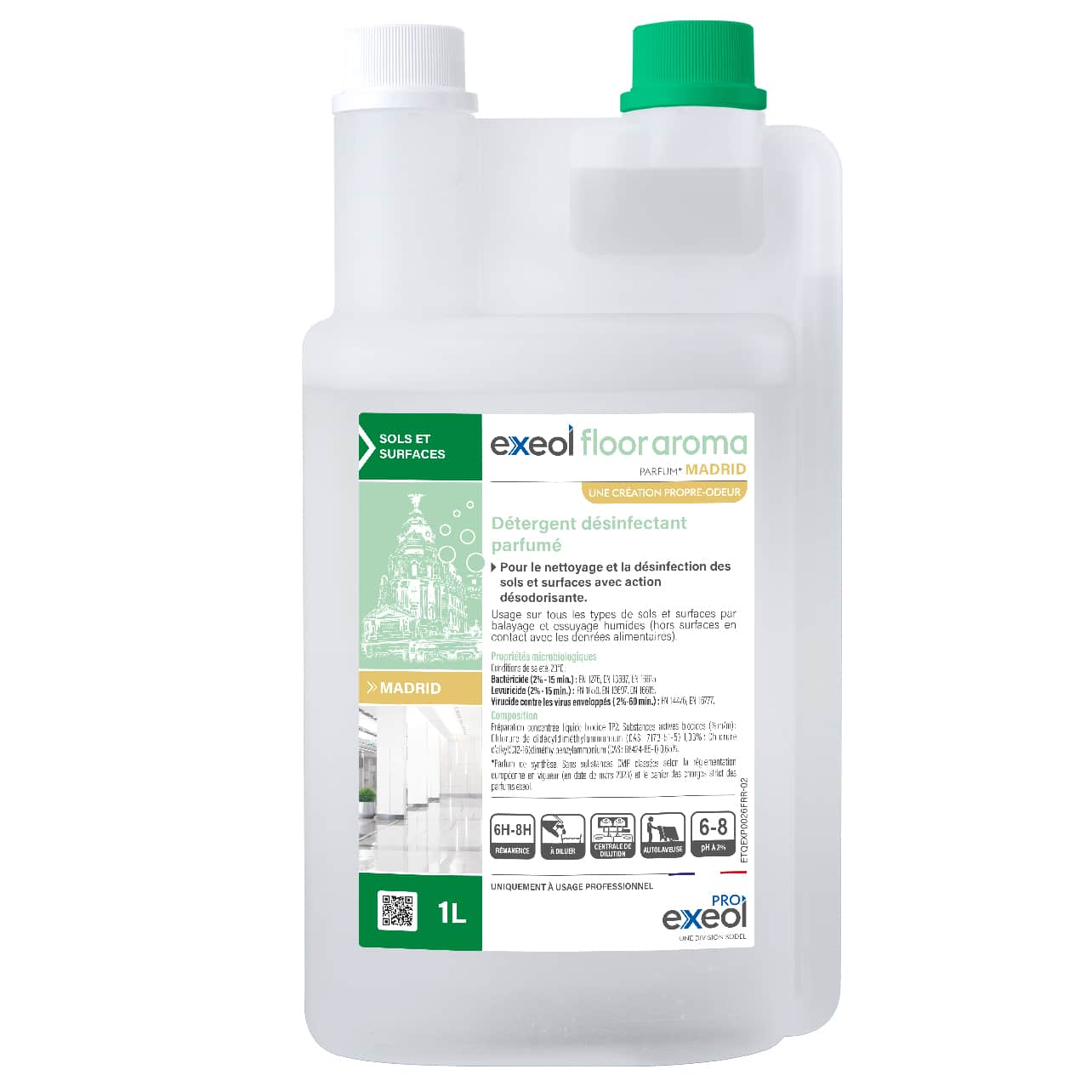 DETERGENT DESINFECTANT PARFUME | EXEOL FLOOR AROMA