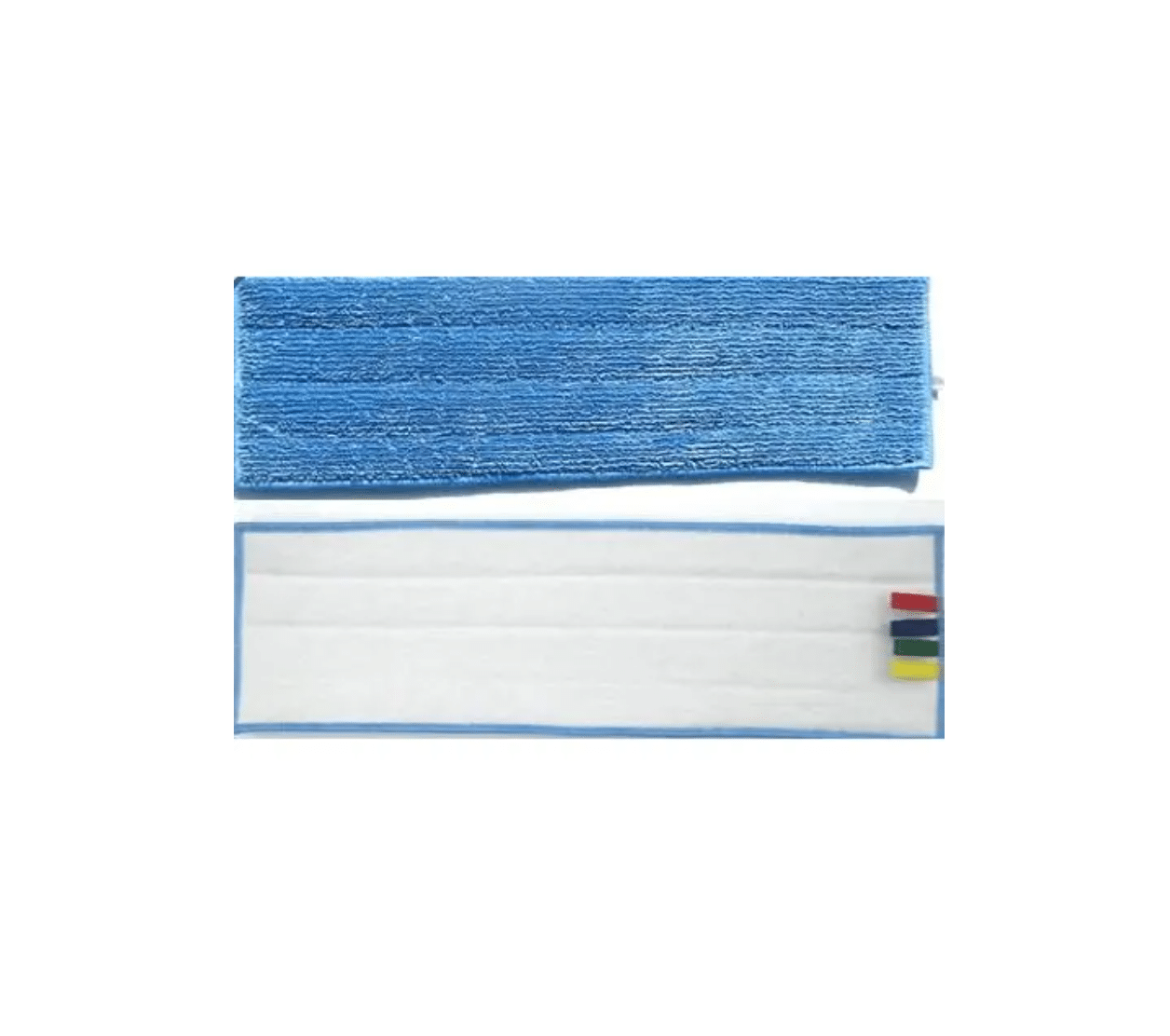 FRANGE DE LAVAGE MICROFIBRE BLEU VELCRO | 40CM