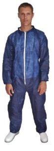 COMBINAISON HYGIENE PP AVEC COL | BLEU MARINE