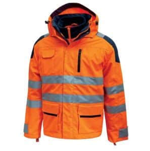 VESTE HIVER | BACKER | ORANGE FLUO