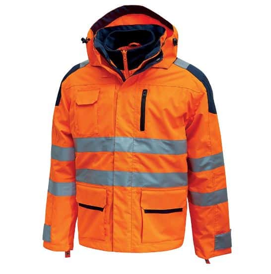 VESTE HIVER | BACKER | ORANGE FLUO