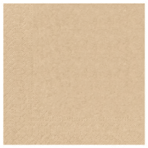 SERVIETTES OUATE ETHIC KRAFT | 1 PLI | 30x30CM