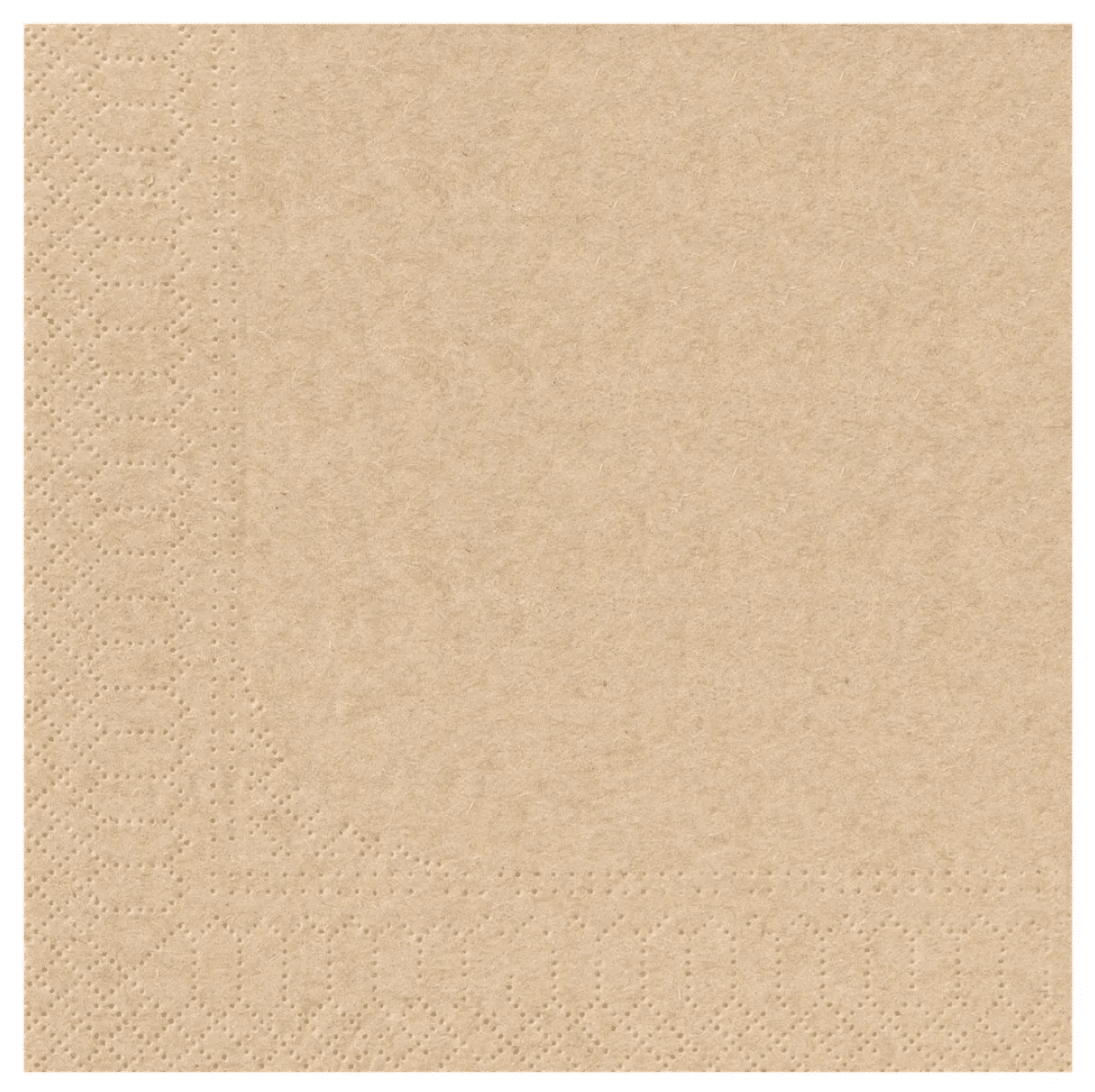 SERVIETTES OUATE ETHIC KRAFT | 2 PLIS | 30x30CM