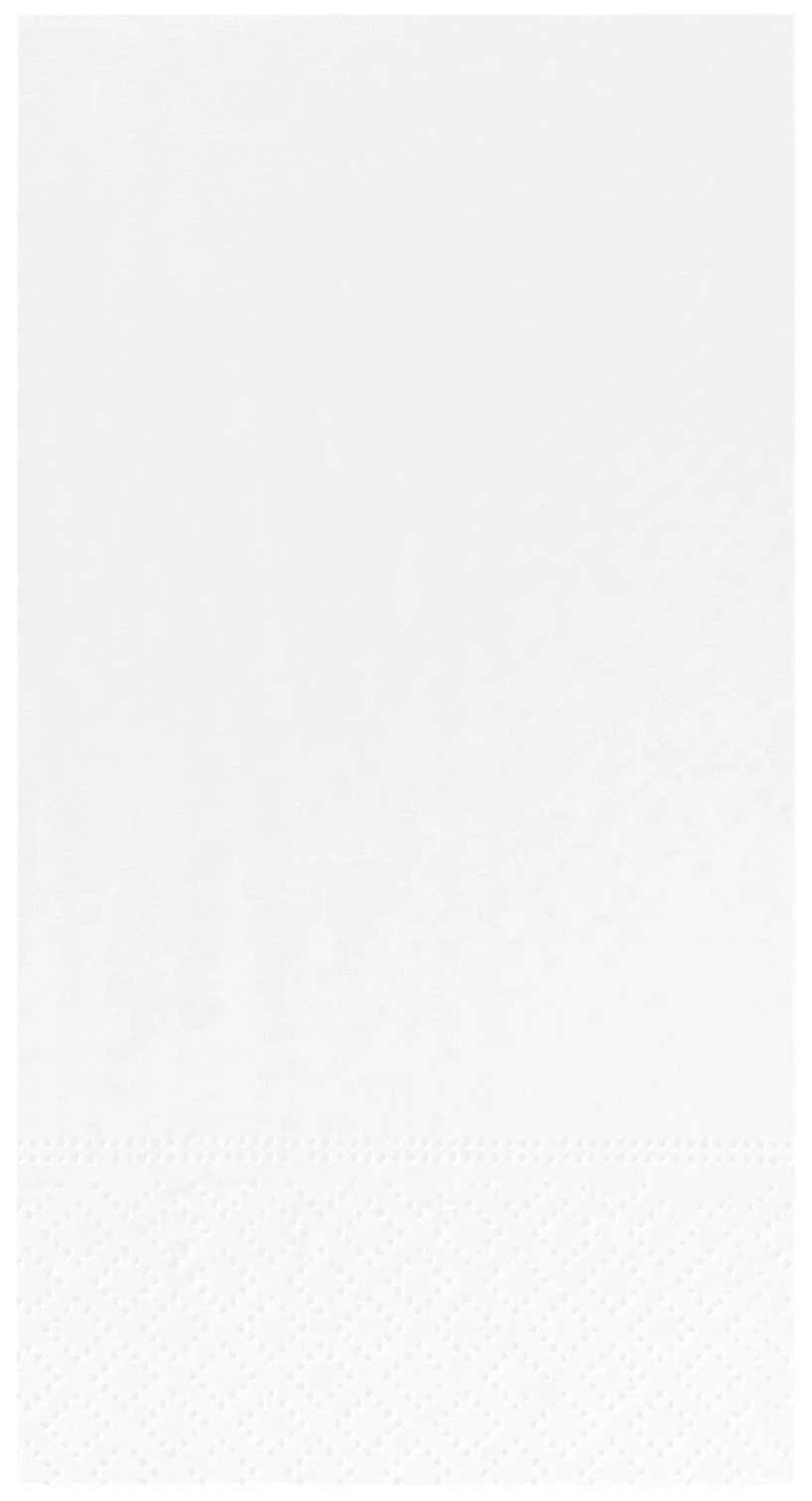 SERVIETTES OUATE BLANCHE | 2 PLIS | LUNCH 33x33CM