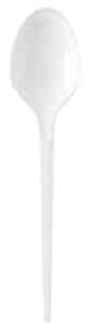 GRANDE CUILLERE PLASTIQUE | BLANCHE