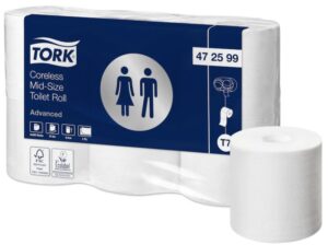 PAPIER WC COMPACT ADVANCED 500 FEUILLES T7 | BLANC
