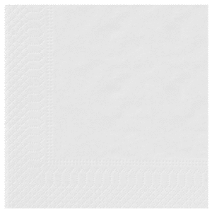 SERVIETTE OUATE 1 PLI | BLANCHE | 29x29CM