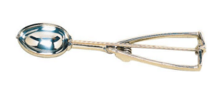 CUILLERE A GLACE | INOX A PINCE OVALE