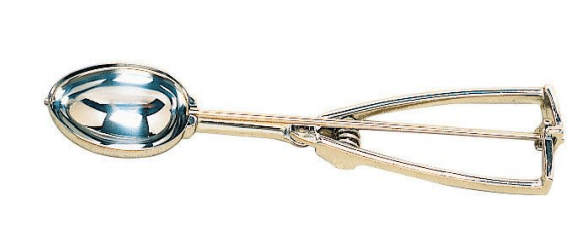 CUILLERE A GLACE | INOX A PINCE OVALE