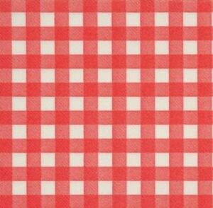 SERVIETTE CELISOFT CHAMPETRE ROUGE 40x40 CM