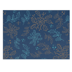 SETS DE TABLE AIRLAID | BLEU HOLLY | 30x40CM