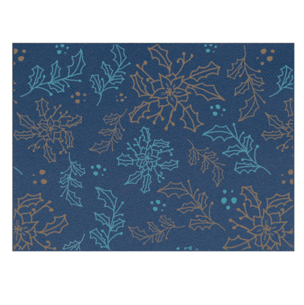 SETS DE TABLE AIRLAID | BLEU HOLLY | 30x40CM