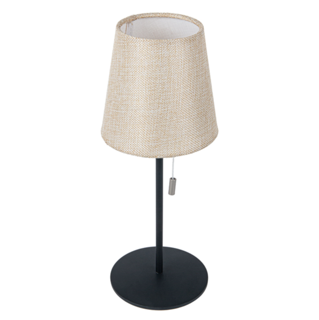 LAMPE DE TABLE SANS FIL | NOIR NATUREL | 12,5x33CM