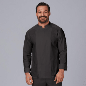 VESTE DE CUISINE HOMME | BASTOS | NOIRE