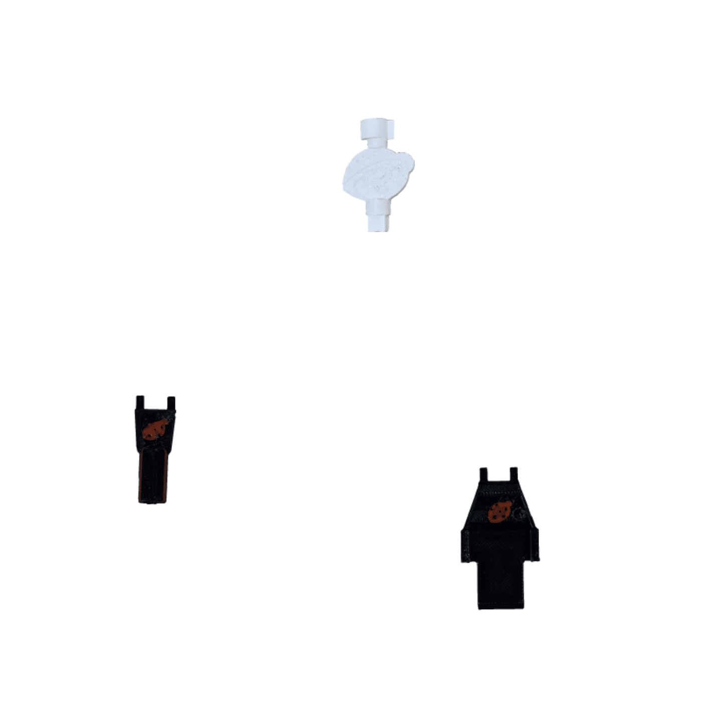 CLE DISTRIBUTEUR | MODELE 3D | 2 COTES