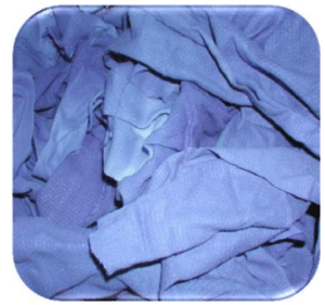 CHIFFON ESSUIMATIC BLEU PUR COTON