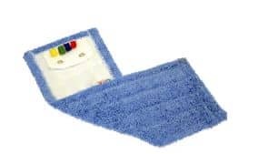 FRANGE MICROFIBRE LANGUETTE OEILLETS | BLEUE