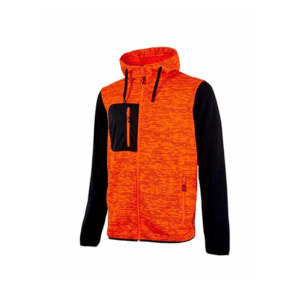 GILET SWEAT RAINBOW | ORANGE FLUO