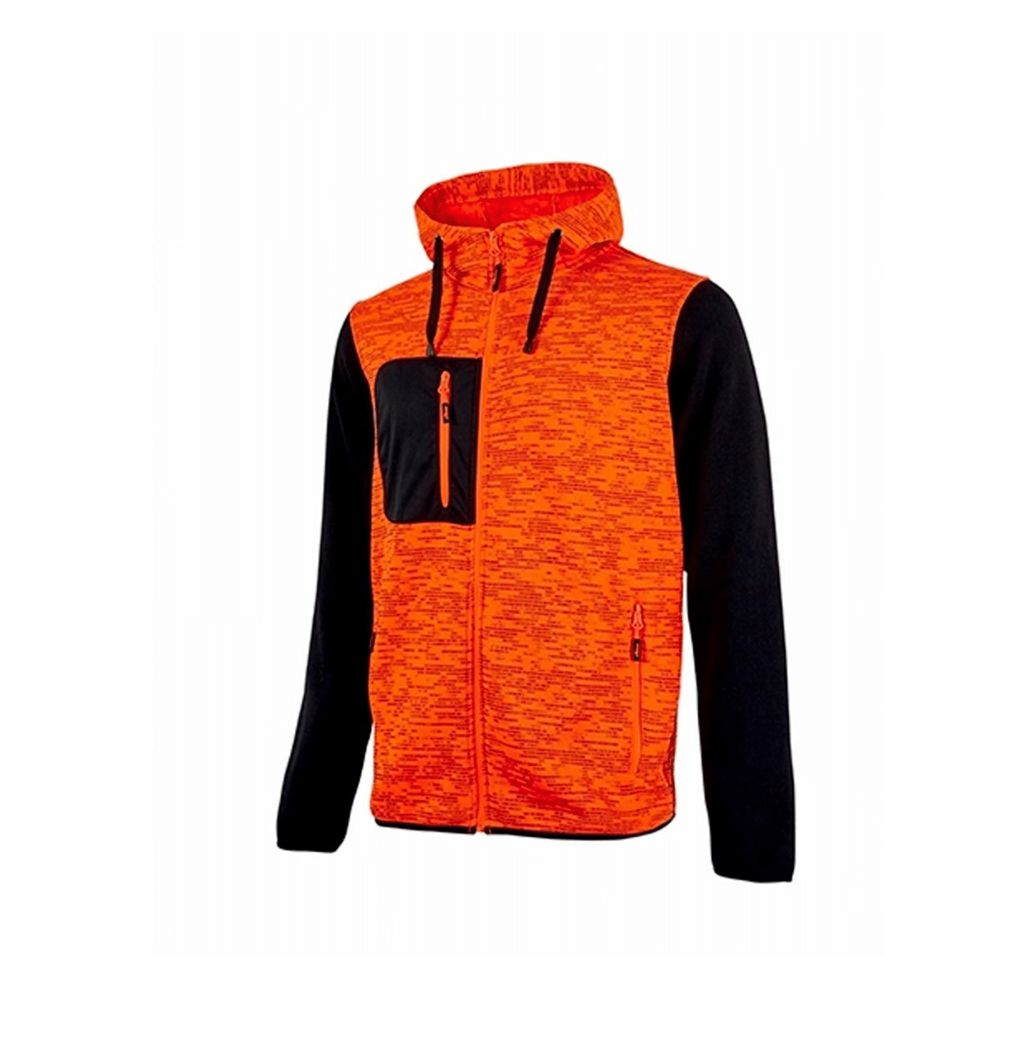 GILET SWEAT RAINBOW | ORANGE FLUO