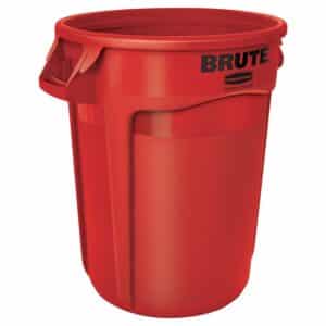 CONTENEUR BRUTE ROND ROUGE | 121L