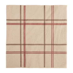 SERVIETTES OUATE ECOLABEL | TARTAN | 40x40CM
