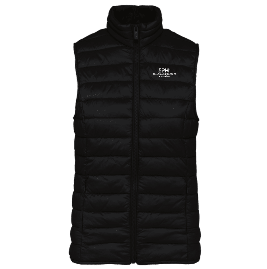 [SPH] VESTE SANS MANCHES | NOIRE | FEMME