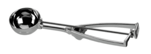 CUILLERE A GLACE INOX STOCKEL | A PINCE TYPE CR