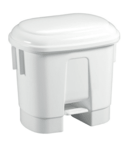 POUBELLE SIRIUS 30L COUVERCLE BLANC