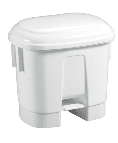 POUBELLE SIRIUS 30L COUVERCLE BLANC