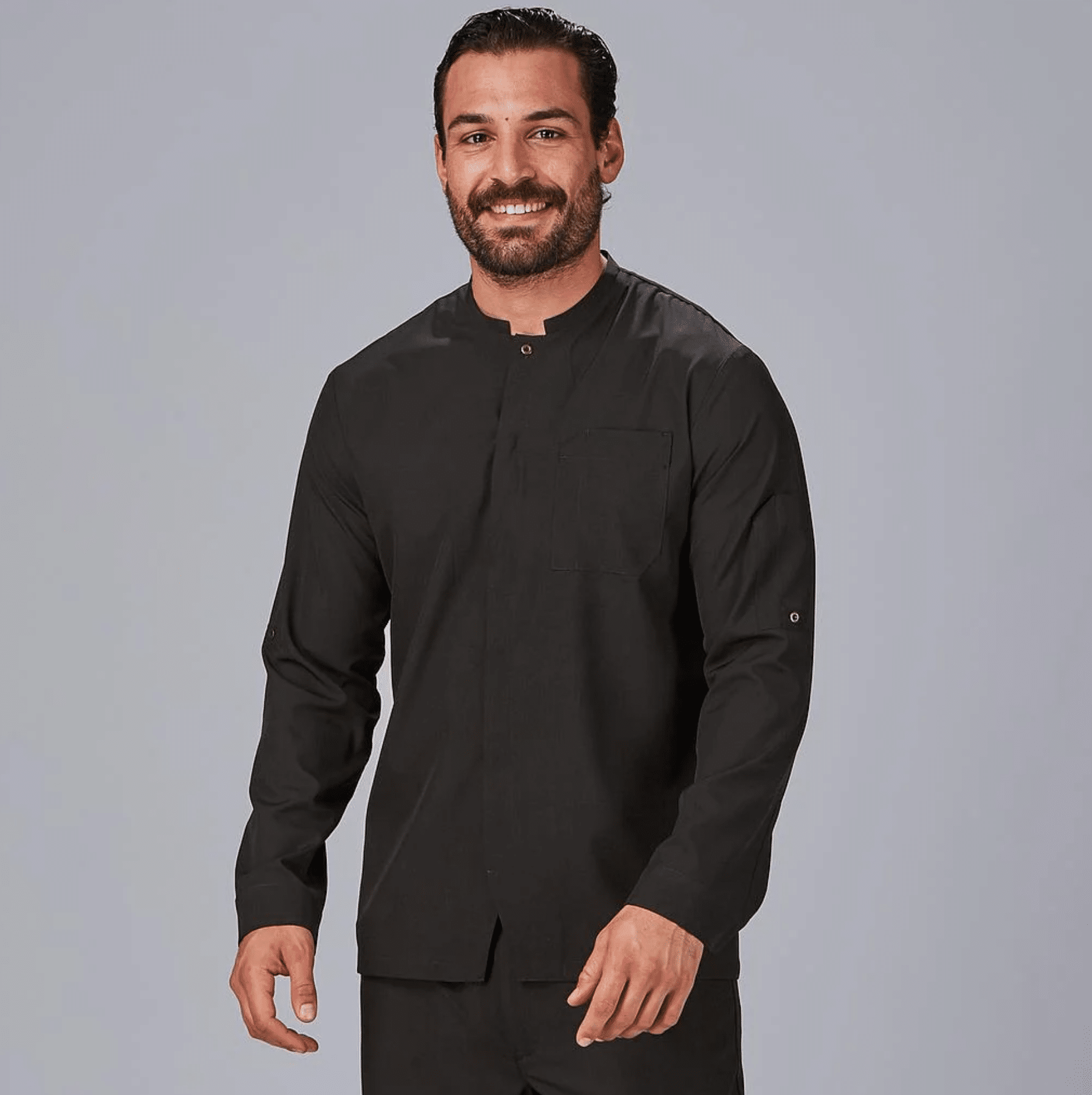 VESTE DE CUISINE CANELE RUBIO | NOIRE | UNISEXE