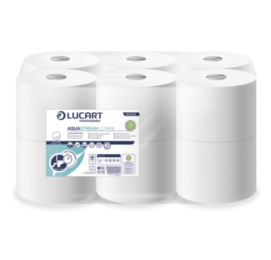 PAPIER WC MINI JUMBO AQUASTREAM L-ONE | 740F 2P