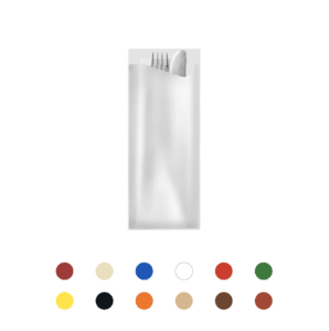 POCHETTE SERVIETTE FIT 2P | BLANC | 33x33CM