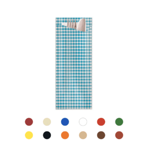 POCHETTE SERVIETTE FIT 2P | PICNIC BLEU | 33x33CM
