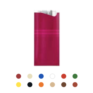 POCHETTE SERVIETTE LUX AIRLAID | BORDEAUX | 33x33C