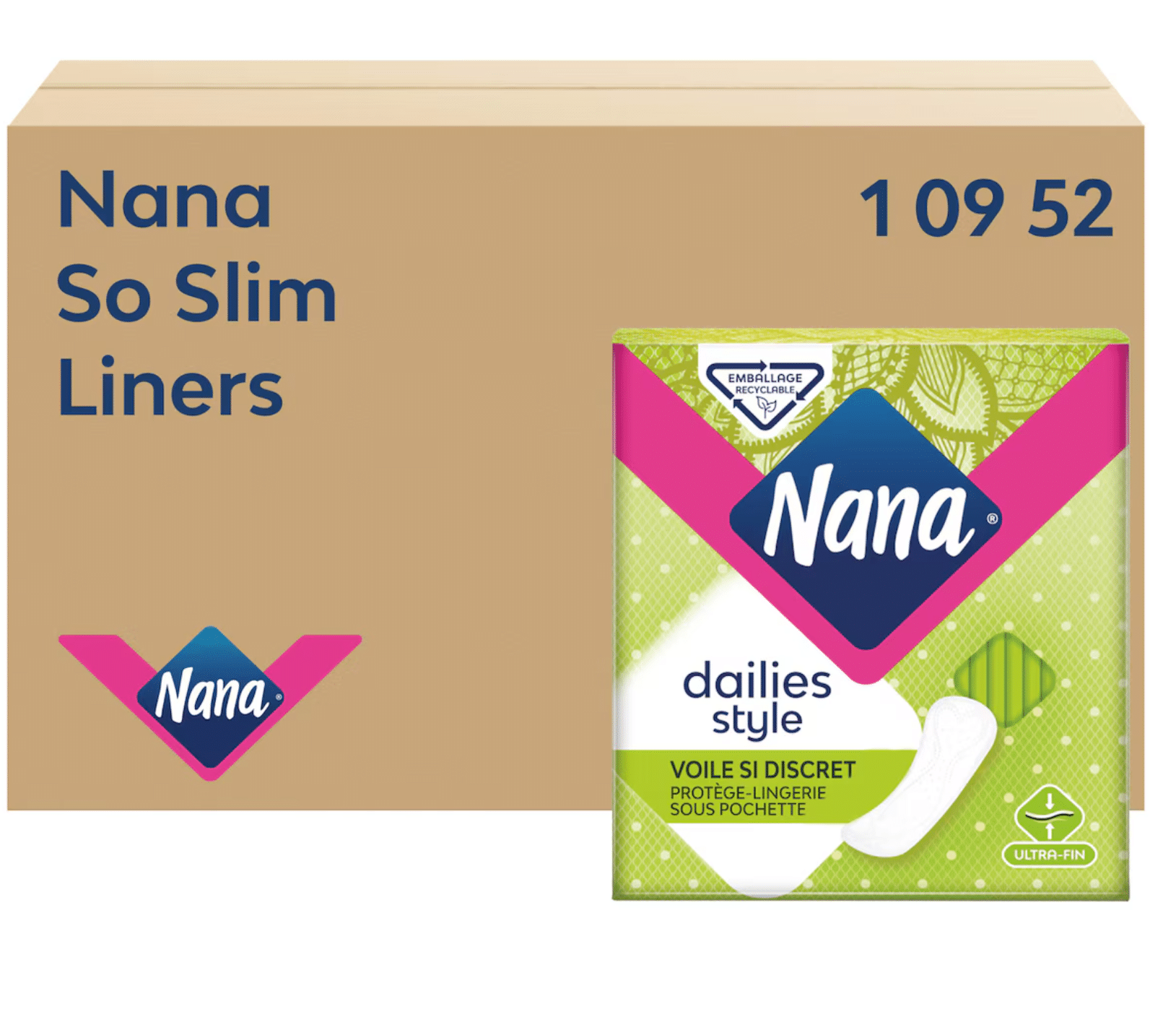 SERVIETTES HYGIENIQUES PROTEGE-SLIPS | NANA VOILE