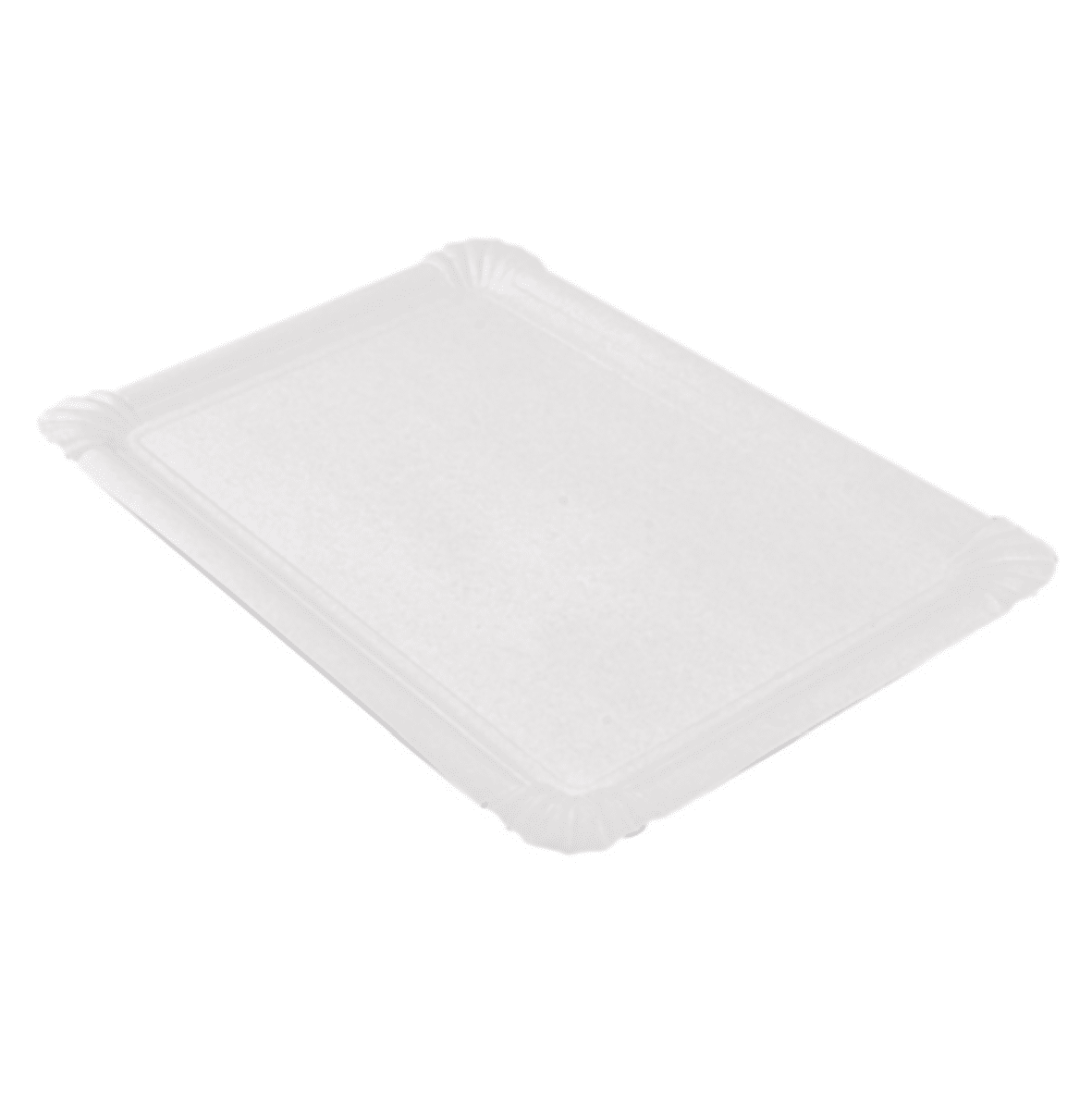 PLATEAU PATISSERIE | CARTON BLANC | 33x23CM