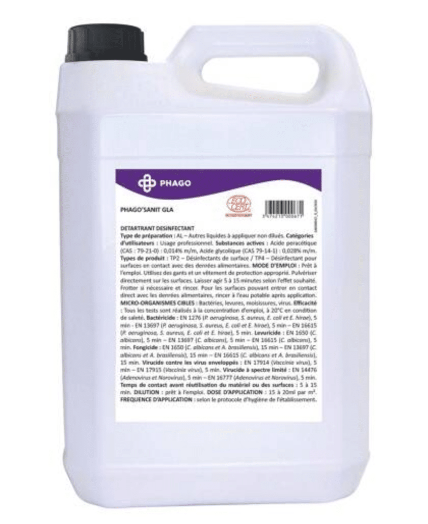 DETERGENT DETART. DESINFECT. | PHAGO'SANIT GLA PAE